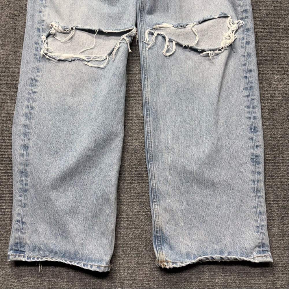 Citizens of Humanity Jeans Womens 24 Blue Ayla Baggy Distressed Button Fly - Picture 14 of 16